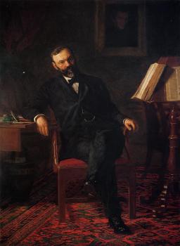 托馬斯 伊肯斯 Portrait of Dr. John H. Brinton 托馬斯 伊肯斯 Portrait of Dr. John H. Brinton